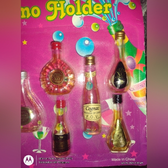 BAR Refrigerator Magnet Lot of 8 Vintage Cognac Liquor Bottles Style - Picture 4 of 5